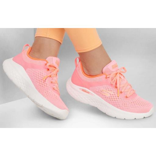 Zapatillas Skechers GO RUN Lite Mujer Rosa/Coral [2]