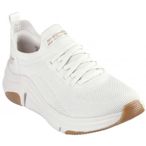 Zapatillas Skechers BOBS Sparrow Flex Mujer Off White [1]