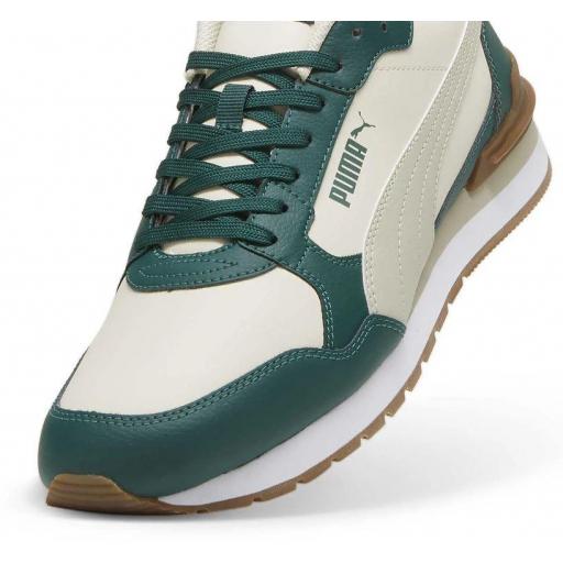 Zapatillas Puma ST Runner v4 Piel Verde/Beige [1]