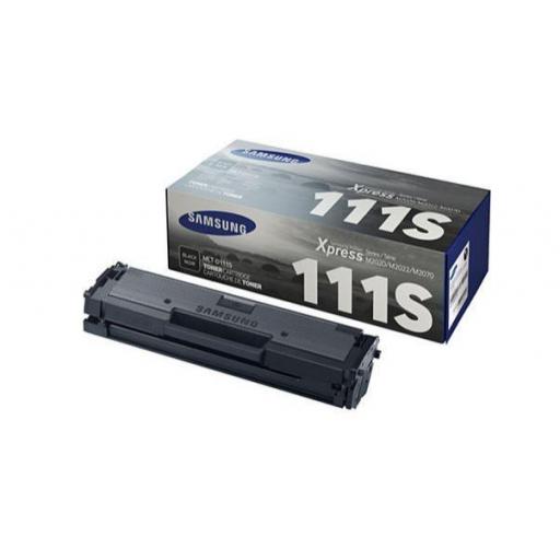 Samsung MLT-D111S Negro Cartucho de Toner Original - SU810A - Rendimiento 1.000 Paginas.