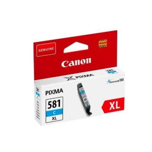 Canon CLI581XL Cyan Cartucho de Tinta Original - 2049C001 - Rendimiento 519 Páginas.