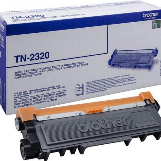 BROTHER Toner Laser TN-2320 Negro TN2320 