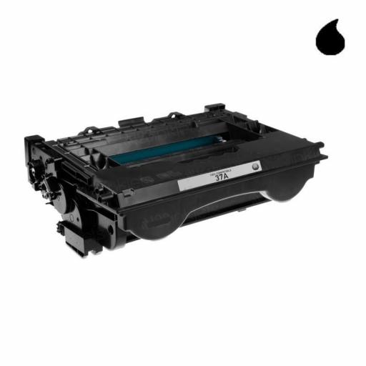 HP CF237A Negro Cartucho de Toner Generico - Reemplaza 37A Rendimiento 11.000 Páginas.