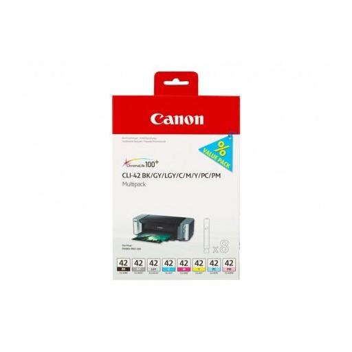 Canon CLI42 Pack de 8 Cartuchos de Tinta Originales - 6384B010 [0]