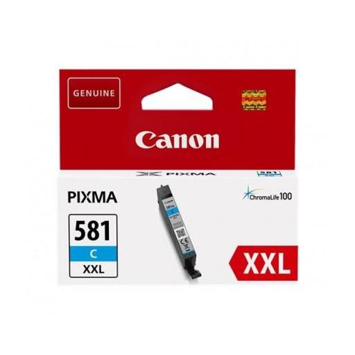 Canon CLI581XXL Cyan Cartucho de Tinta Original - 1995C001 - Rendimiento 830 Páginas.