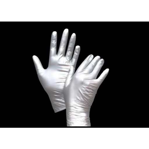 Guantes nitrilo Plata de Lujo Elegante [2]