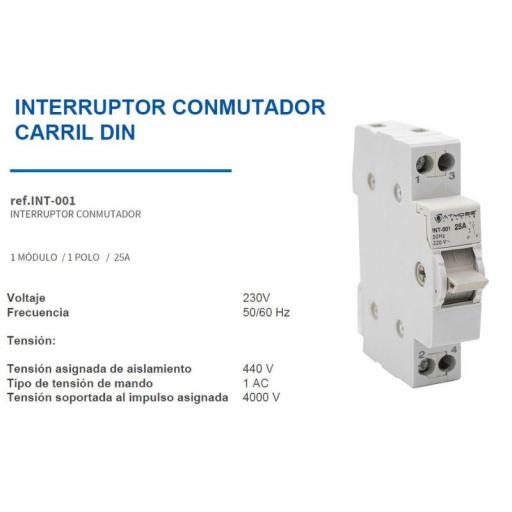 Interruptor - Conmutador Carrirl DIN [1]