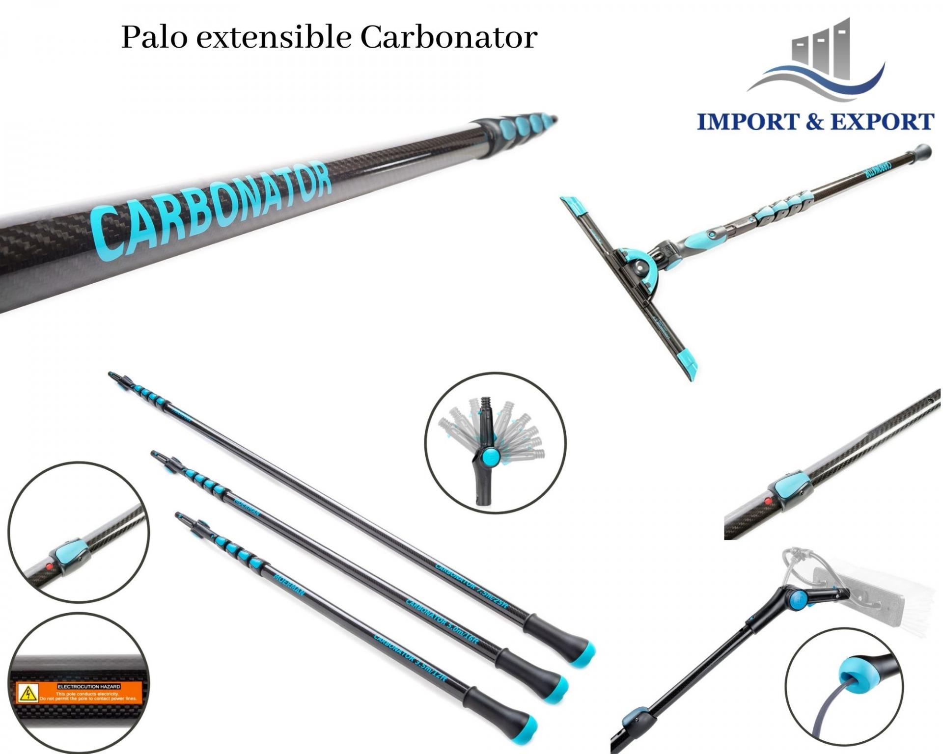 Palo extensible limpiacristales Carbonator