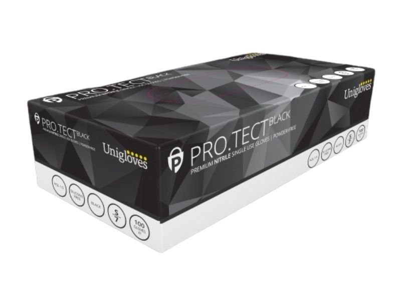 guante nitrilo negro