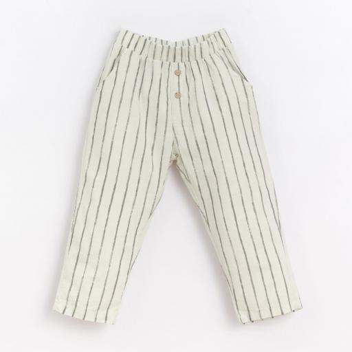 Pantalones de tela a rayas PLAY UP