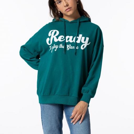 Sudadera con Estampado Frontal TIFFOSI