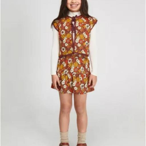 CHALECO ACOLCHADO COMPAÑIA FANTASTICA DE MANGA CORTA CON ESTAMPADO FLORAL DE OTOÑO [2]