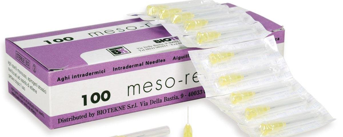 - Agujas Mesoterapia