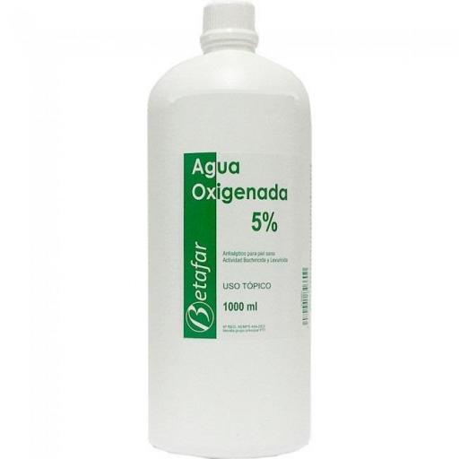 Agua Oxigenada al 5 % - 1000 ml.