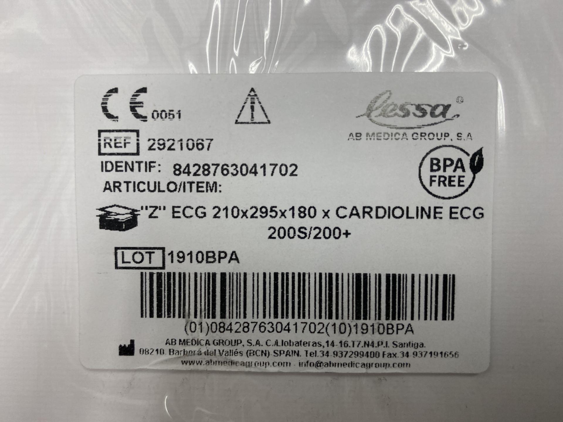 Papel "Z" ECG 210 x 295 x 180 Cardioline 200s/200+.