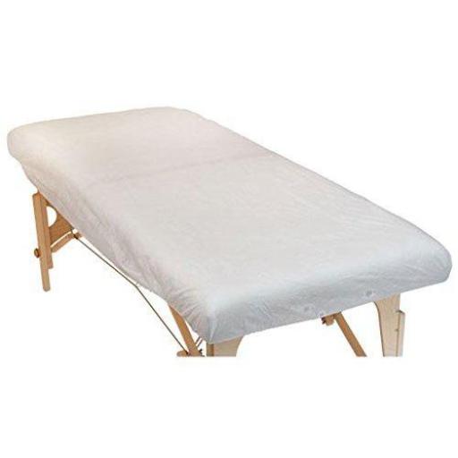Cubre camillas Ajustable 95 x 220 Blanco 20 g. (Pack 5 ud). [0]