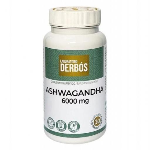 Ashwagandha 6000 MG Derbós (30 Cápsulas).