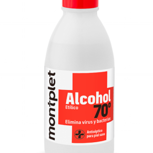 Alcohol Etílico 70º - 250 ml.