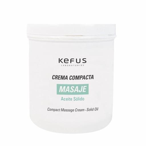 Crema Masaje Aceite Solido Kefus 500 ml.