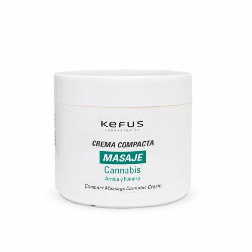 Crema Masaje Aceite Solido Cannabis, Árnica y Romero Kefus 500 ml. [0]