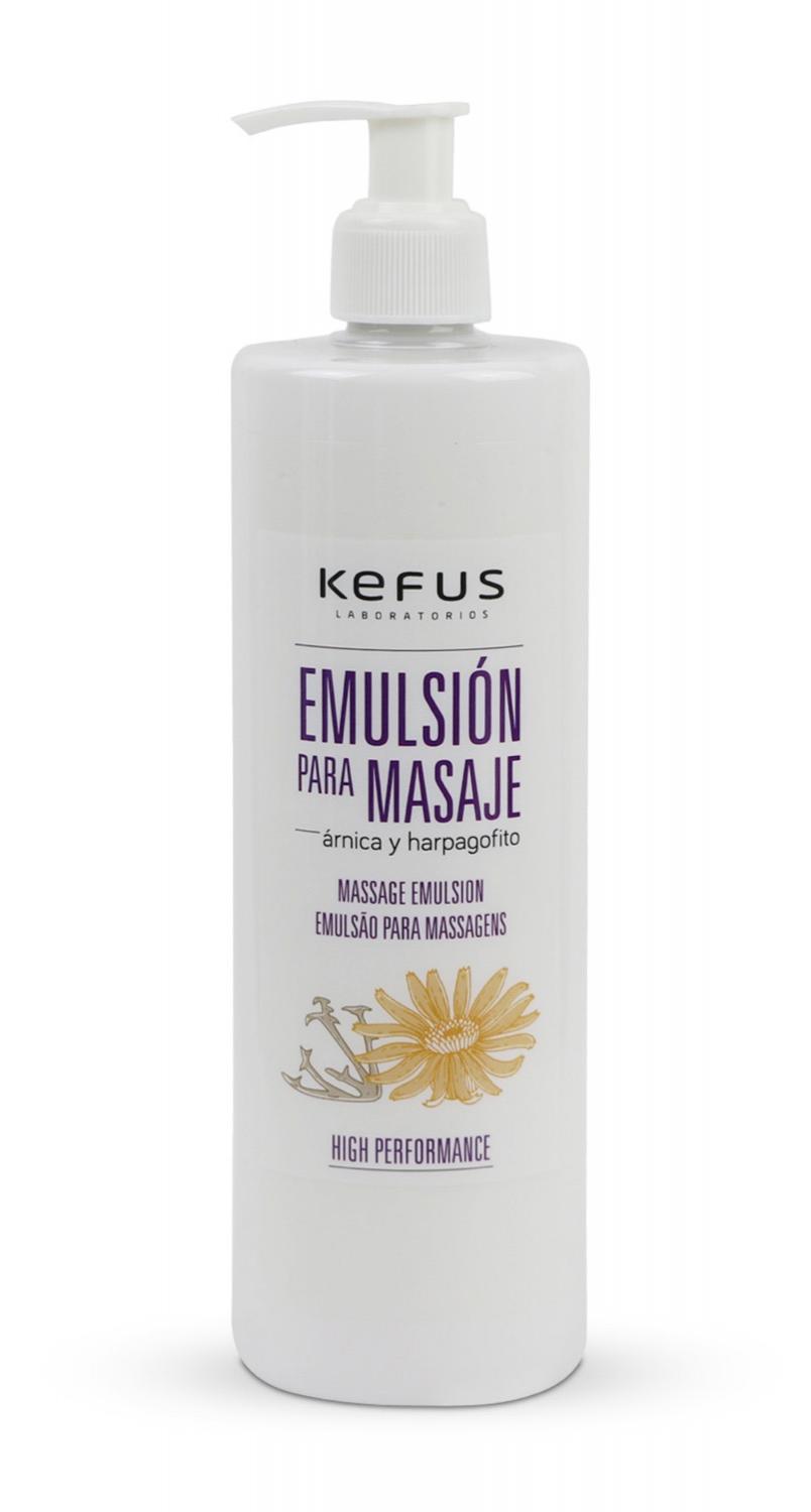 Emulsión para Masaje Profesional Árnica y Harpagofito Kefus 500 ml.