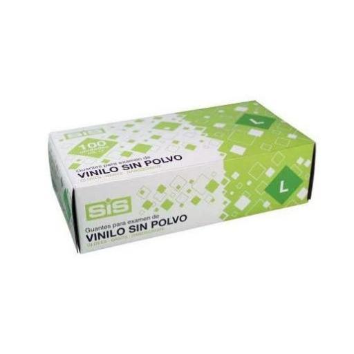 Guantes Vinilo Sin Polvo Talla L. [1]