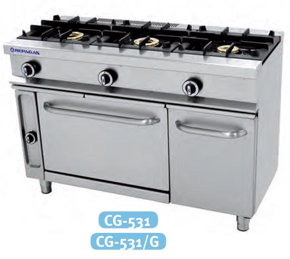 Cocina a gas con horno CG-531/G
