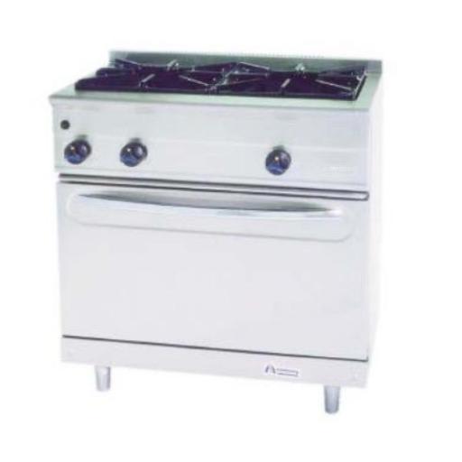 Cocina a gas con horno M-900/2H