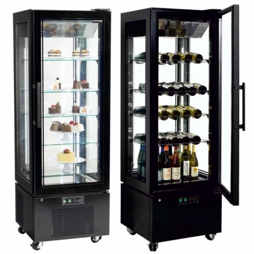 ARMARIO EXPOSITOR REFRIGERADO 400 LITROS CON 4 CARAS DE CRISTAL UPD400-C [0]