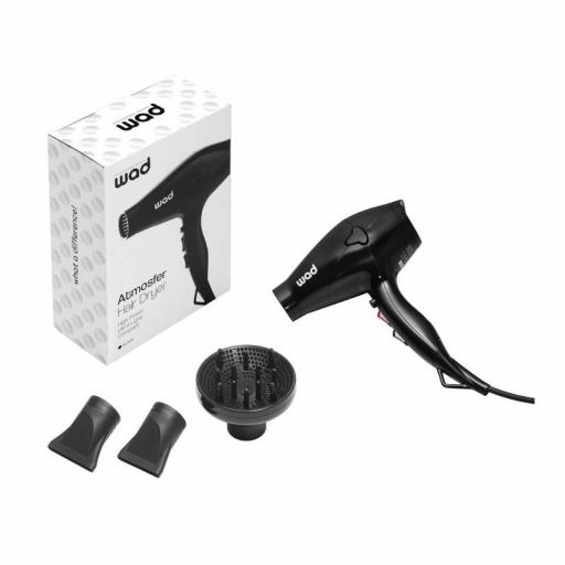Secador de mano compacto ultraligero Hair Dryer Negro Atmosfer 2200w [1]