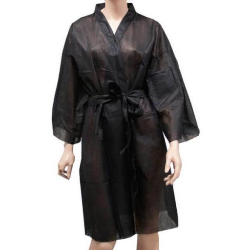 100 Kimonos Desechables Negros