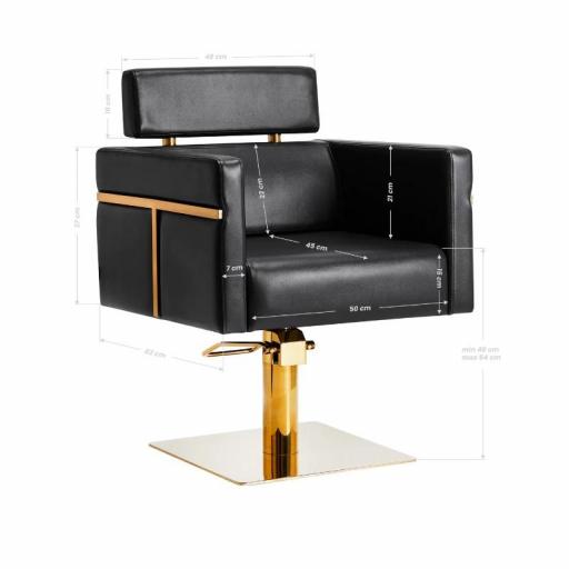 Silla Peluqueria Negro Guld [5]