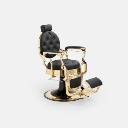 Sillon Barbero Majestic Gold Negro [4]