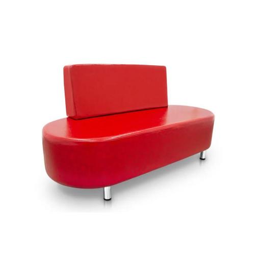 Sofa Espera Durban Negro Rojo o Blanco [1]