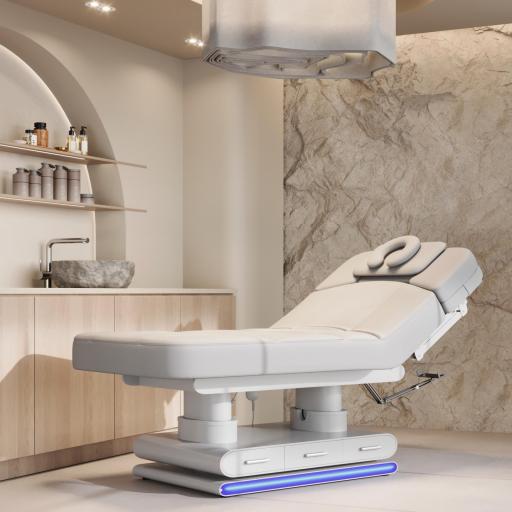 Camilla Electrica Spa con Calefaccion Luminy 4 Motores con Luz LED [1]