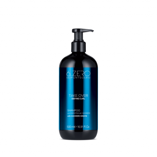 Shampoo 6.Zero Champú para cabello ondulado y rizado Take Over Define Curl 500 ml