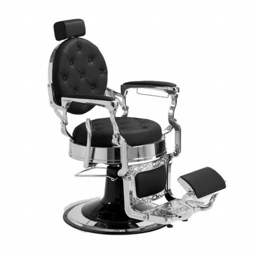 Sillon Barbero Majestic Silver Negro [0]