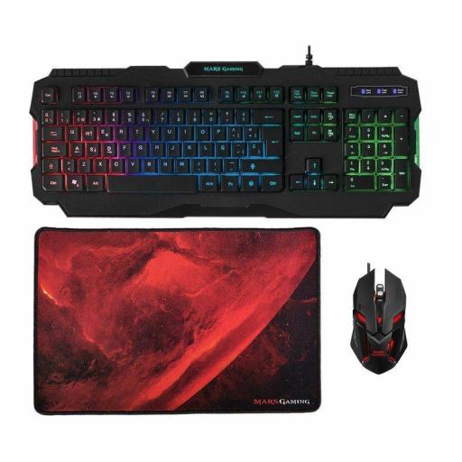 TORRE NOX HUMMER SPARK I5-6500 + MONITOR LG 24'' 24GL650-B GAMING + Mars Gaming RGB MCP118 Combo [1]
