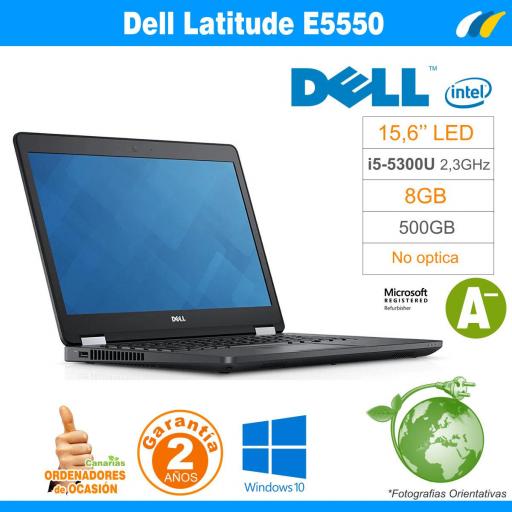 Intel® I5-5300U - 8GB - 500GB - DELL LATITUDE E5550 [0]