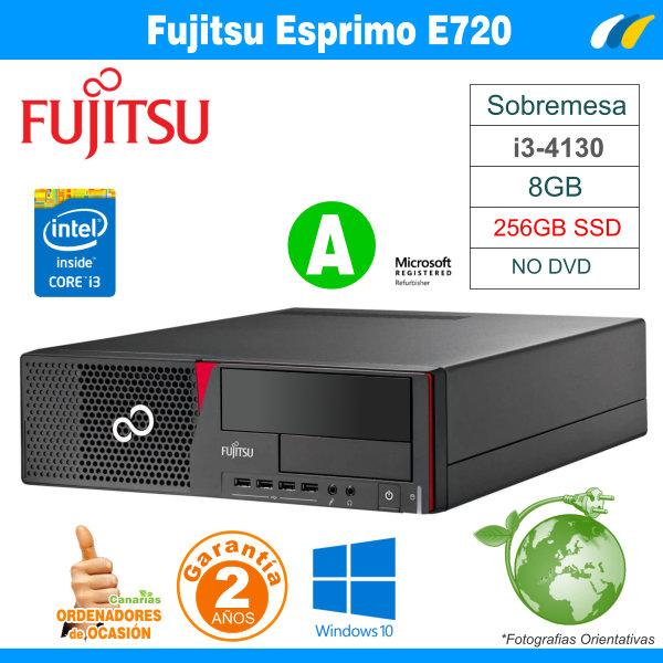 i3-4130 - 8GB - 256GB SSD - Fujitsu Esprimo E720 Sobremesa 