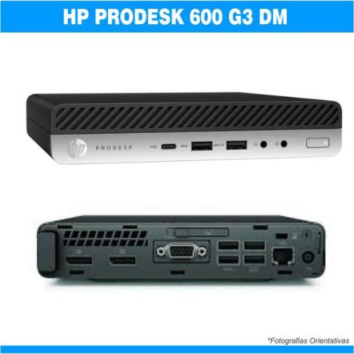 i5-6500T 3.10 GHz | 8GB | 256GB SSD | HP PRODESK 600 G3 DM