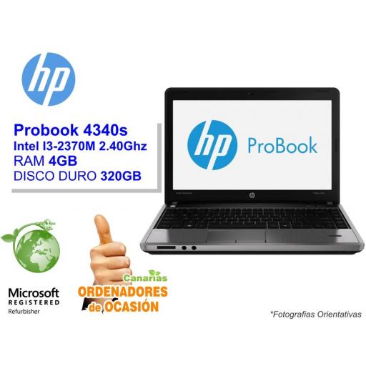 Intel I3-2370M – 4GB – 320GB - HP Probook 4340s  [0]