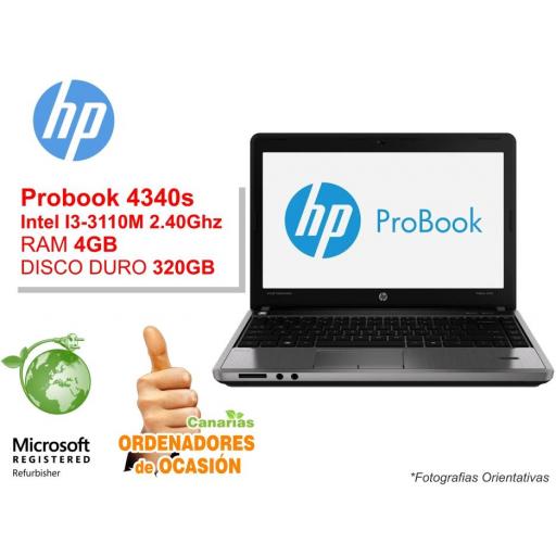 Intel I3-3110M – 4GB – 320GB - HP Probook 4340s  [0]