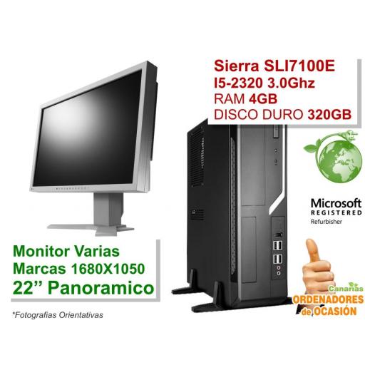 Ordenador Completo - Inves Sierra SLI7100E I5-2320 + Monitor LCD 22'' Panorámico [0]