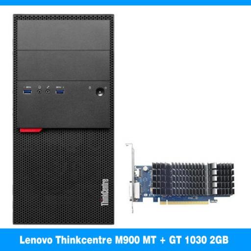 i5-6500 3.20 GHz | 16GB | 256GB SSD | ​​LENOVO THINKCENTRE M900  MT TOWER | GT 1030 | GAMING| GRADO A