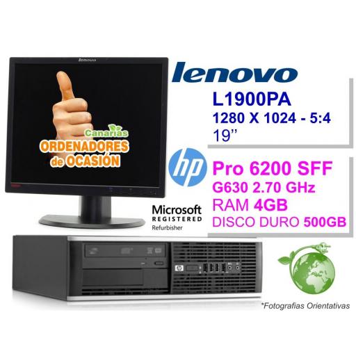 LENOVO L1900PA +  Intel G630 2.7GHz Hp Compaq Pro 6200 [0]