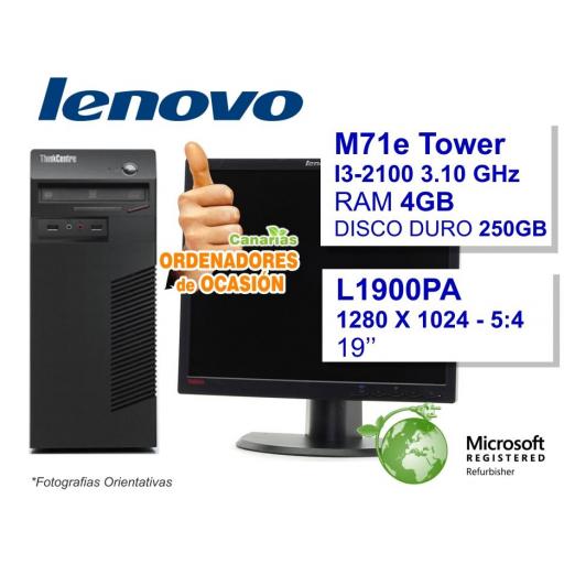 LENOVO L1900PA +  Intel I3-2100 - LENOVO M71e Tower [0]