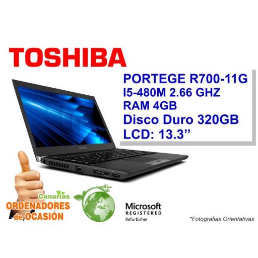 Intel i5-M480  – 4GB – 320GB SSD - TOSHIBA PORTEGE R700-11G [0]