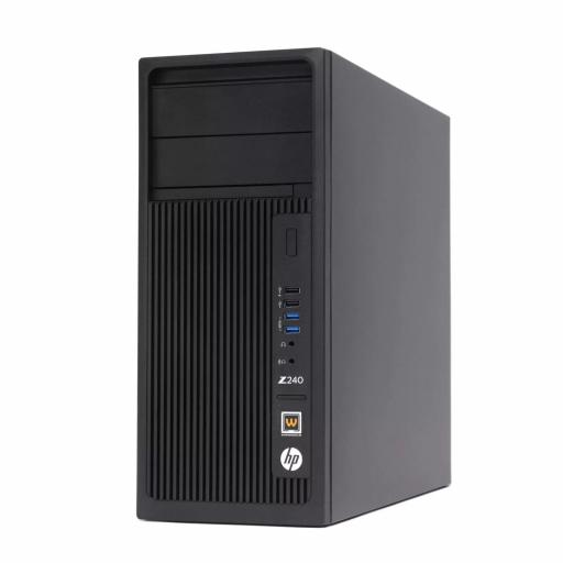  HP Z240 Tower Workstation | XeonE3-1245 V5 | 16GB | 256GB SSD M.2 