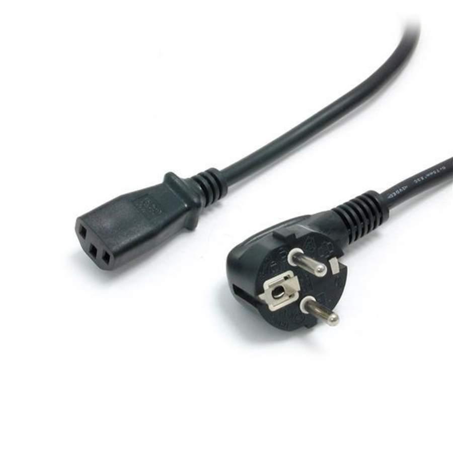 Cable de Alimentación Corriente desde 1,8m para Ordenador PC C13 a Clavija Europea Europlug
